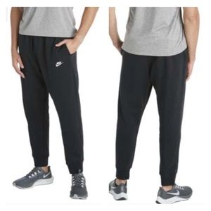 Nike Sportswear Club Terrycloth Joggers Sweatpants Men's Size XL Black White